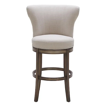 Barstool with Nailhead Trim